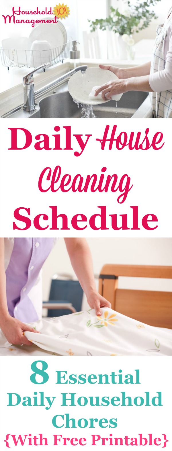 The ultimate household chore list  Cleaning hacks, House cleaning tips,  House cleaning checklist