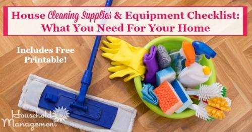 The Essential House Cleaning Supplies List