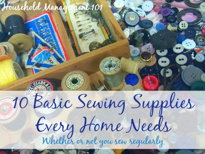 Basic Sewing Kit: 10 Basic Sewing Supplies You Need In Your Home