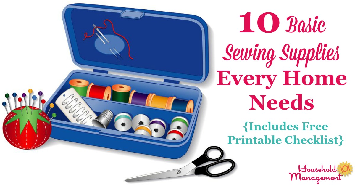 Basic Sewing Supplies-What Do You Really Need?