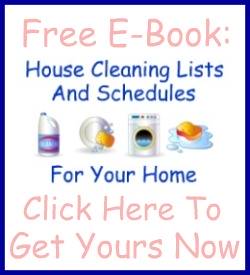 House Cleaning Supplies & Products Checklist - CBA